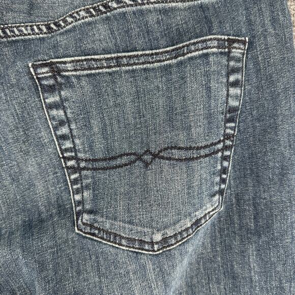 Lucky Brand 221 Original Straight Men's Denim Blue Jeans Dark Wash 38 / 30 - Picture 6 of 7